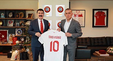 DGSK Başkanı Aygündüz'den TFF Başkanı Hacıosmanoğlu'na ziyaret