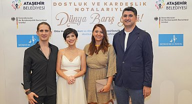 Dünya barışı için iki ülkeden Ataşehir'de ortak konser