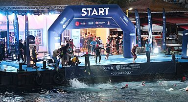 Dünyada iki kıta arasında gerçekleşen tek triatlon yarışması Oral-B Challenge İstanbul, Beykoz'da yapıldı