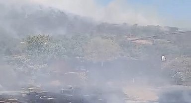 Elazığ'da örtü yangını 4 saatte söndürüldü