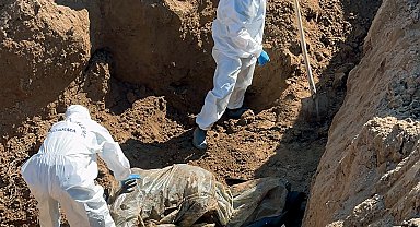 Eşinin dayısını öldürüp, başında ağladıktan sonra cesedini 3 metrelik çukura gömmüş