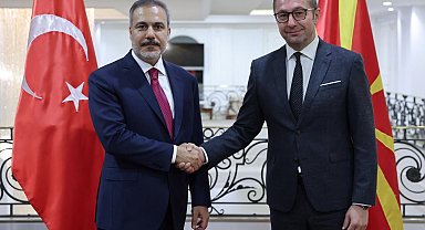 Fidan, Kuzey Makedonya Başbakanı Mickoski ve Meclis Başkanı Gaşi ile görüştü