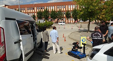 Hasta yakınının unuttuğu bavul tedirginliğe yol açtı