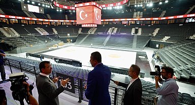 İBB Başkanı İmamoğlu'ndan Basketbol Gelişim Merkezi'ne Ziyaret