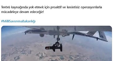 Irak'ın kuzeyinde 5 terörist etkisiz hale getirildi