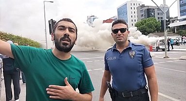 İstanbul - Anadolu Adalet Sarayı önünde aracını ateşe veren şüpheli tutuklandı