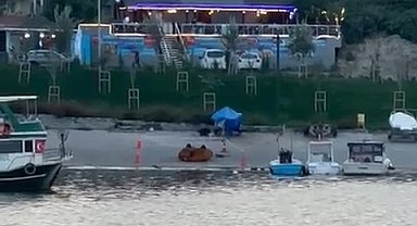 İstanbul - Arnavutköy'de denizde bulunan cisimde patlayıcı madde tedbiri -1