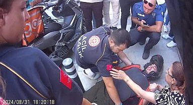 İstanbul- Avcılar'da motokurye kaza yaptı; arkadaşları seferber oldu