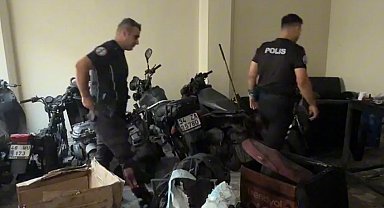 İstanbul- Avcılar'da motosiklet tamirhanesi uyuşturucu imalathanesi çıktı