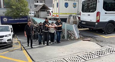 İstanbul-Beykoz'da bulunan el bombalarıyla ilgili gözaltına alınan 9 kişi adliyeye sevk edildi