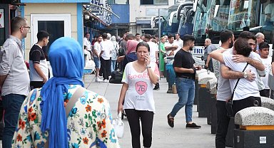 İstanbul - Büyük İstanbul Otogarı'nda okula dönüş yoğunluğu