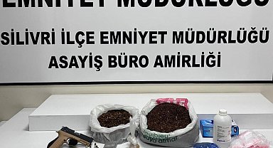 İstanbul- Silivri'de uyuşturucu madde imal ve ticareti yapan şüpheli tutuklandı