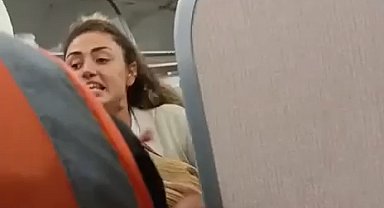 İstanbul - THY'nin Bodrum-İstanbul uçağında kedi kavgası Kavga anına ilişkin görüntülerle