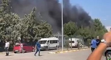 İstanbul - Tuzla'da fabrika yangını-1