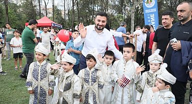 Kağıthane'de sünnet ettirilen çocuklar için şölen düzenlendi
