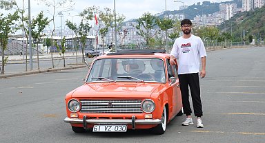 Klasik otomobile 'zıplama'lı modifiye