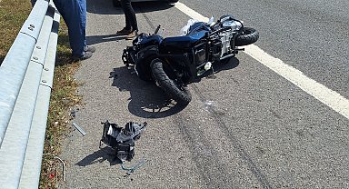 Kocaeli'de motosiklet devrildi; 1 ölü, 1 yaralı