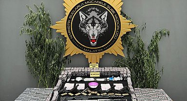 Malatya'da uyuşturucu operasyonu; 20 gözaltı