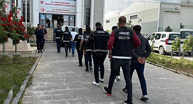 Malatya'da uyuşturucu operasyonunda 17 tutuklama