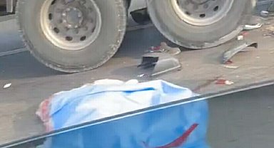 Manisa'da TIR'a arkadan çarpan motosiklet sürücüsü öldü