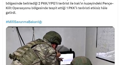 MSB: 3 terörist etkisiz hale getirildi