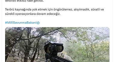 MSB: 6 terörist etkisiz hale getirildi