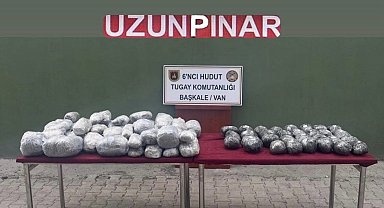 MSB: Van hudut hattında 57 kilo uyuşturucu madde ele geçirildi