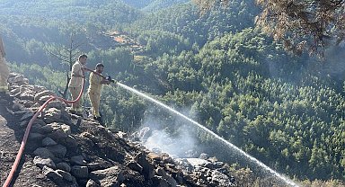 Muğla'daki orman yangını 2'nci gününde