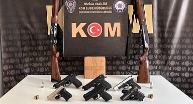 Muğla'nın 5 ilçesinde silah kaçakçılığı operasyonu: 1 tutuklama