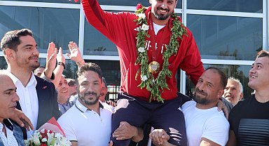 Olimpiyat Şampiyonu Para Milli Judocu İbrahim Bölükbaşı'na Erzurum'a coşkulu karşılama