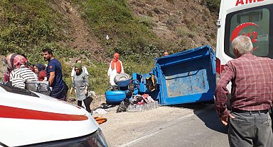 Patpat devrildi, aynı aileden 7 kişi yaralandı