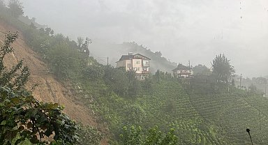 Rize'de sağanak, heyelan ve taşkınlara neden oldu
