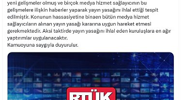 RTÜK Başkanı Şahin: Narin ile ilgili yayın yasağını ihlal edenlere en ağır yaptırımlar uygulanacak