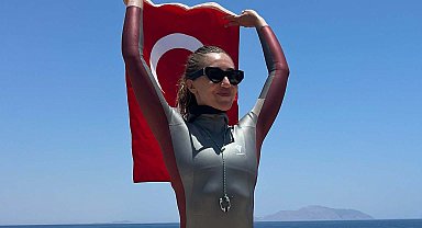 Şahika Ercümen, Serbest Dalış Türkiye Şampiyonası'nda tüm kategorilerde altın madalya kazandı