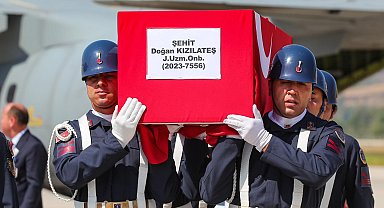 Şehit Kızılateş'in cenazesi, memleketi Tokat'a getirildi