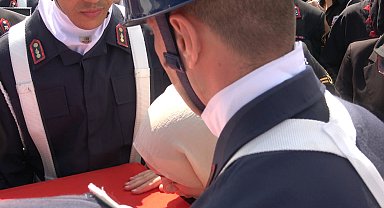 Şehit Uzman Çavuş Eroğlu için karşılama töreni