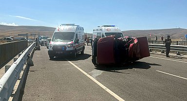 Sivas'ta zincirleme kaza: 9 yaralı