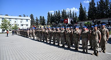 Suriye'de görev yapacak jandarma komandolar dualarla uğurlandı