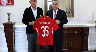 TFF Başkanı Hacıosmanoğlu'ndan İzmir Valisi Elban'a ziyaret