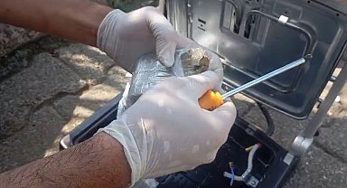 Tost makinesinden uyuşturucu çıktı