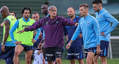 Trabzonspor, Kayserispor maçı hazırlıklarını sürdürdü