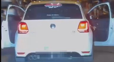 Trafikte kapıları açık ilerleyen sürücüye 2 bin TL ceza