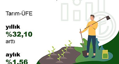 TÜİK: Tarım üretici fiyatları aylık yüzde 1,56 azaldı