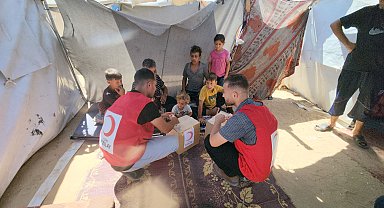 Türk Kızılay'dan Gazze'ye gıda desteği