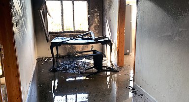 Uyuşturucu parası vermeyen annesi ile kavga edip, evi ateşe verdi