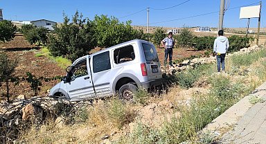 Vinçle çarpışan hafif ticari aracın sürücüsü öldü