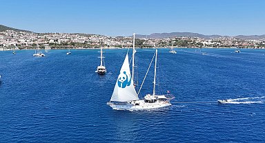 WWF'nın Blue Panda Yelkenlisi, Datça'dan ayrıldı