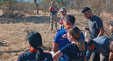 Ağaçtan düştü, ambulans helikopterle hastaneye kaldırıldı
