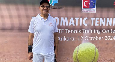 Ankara'da diplomatik tenis turnuvası