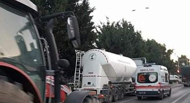 Ankara'da TIR'ın çarptığı yaya öldü